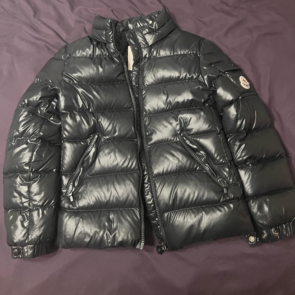 Kids moncler jacket size 8 black